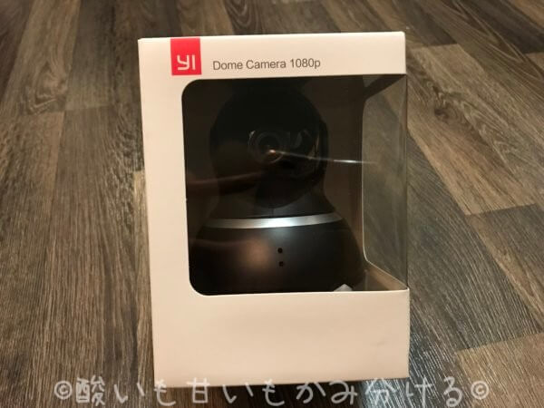 アマゾンで購入したYIドームカメラ1080Pの本体