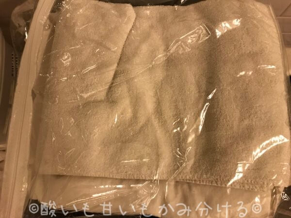 HIボストンホステル女子専用8人部屋の貸し出しタオルセット