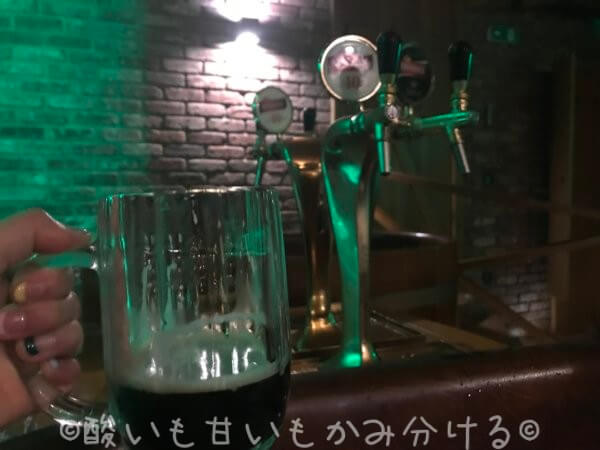 湯船につかりながら生ビール