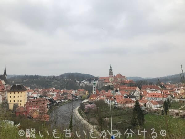 旧市街地に近いŠpičákバス停からの徒歩圏内絶景スポット