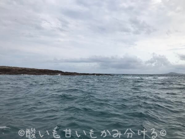 マリエタス諸島周辺の海の様子