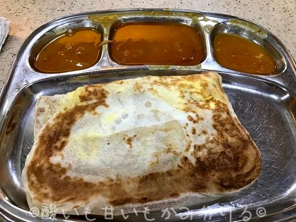 インド系マレーシア料理のロティチャナイ