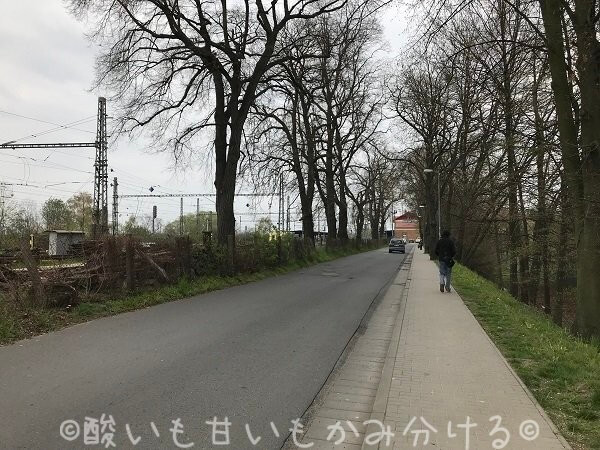 クトナーホラ本駅へ続く道