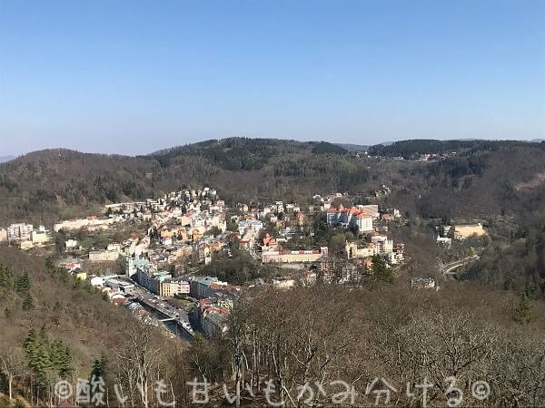 ダイアナ展望台からの風景