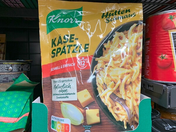 ケーゼスパッツェル（Käsespätzle）