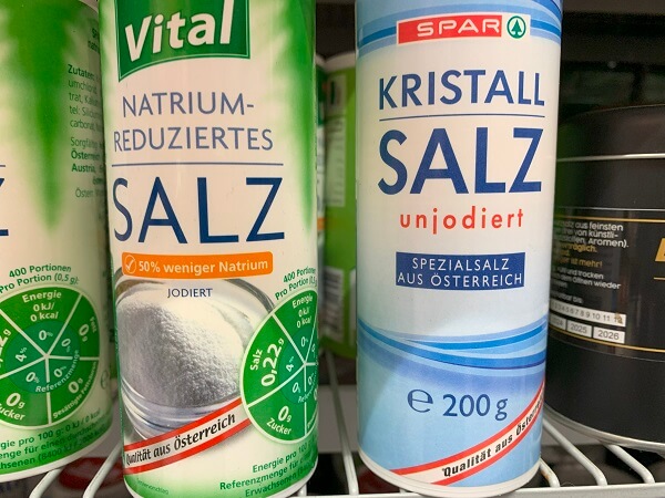 スーパーで購入できる塩