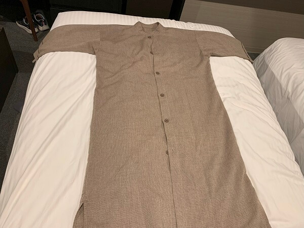 ホテル・ニンジャブラックのフリーサイズパジャマ