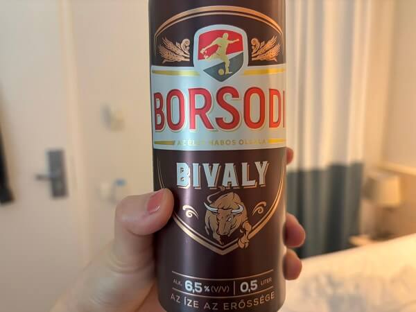 ボルソディ(Borsodi)Bivaly:ハンガリーおすすめビール