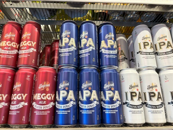 ショプロニ(Soproni)のビール各種