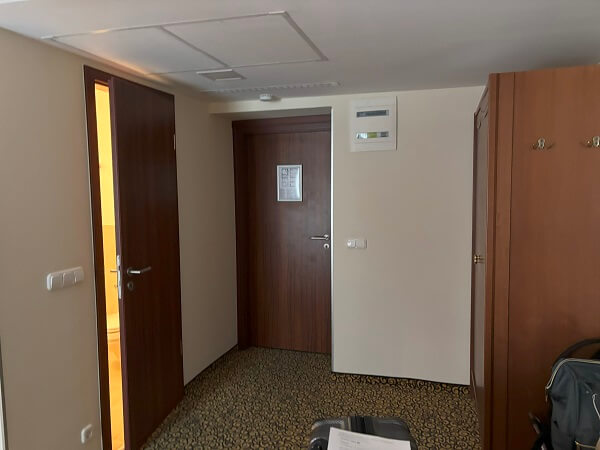 Park Hotel Hévízデラックスルーム入口付近の様子