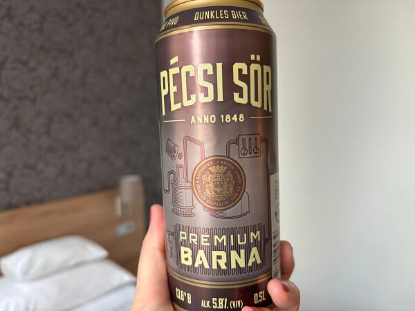 ペーチ・ソール(Pécsi Sörペーチ・プレミアム・バルナ(Prémium Barna):ハンガリーおすすめビール