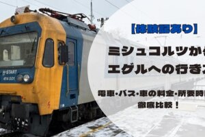 【体験記あり】ミシュコルツからエゲルへの行き方｜電車・バス・車の料金・所要時間を徹底比較！