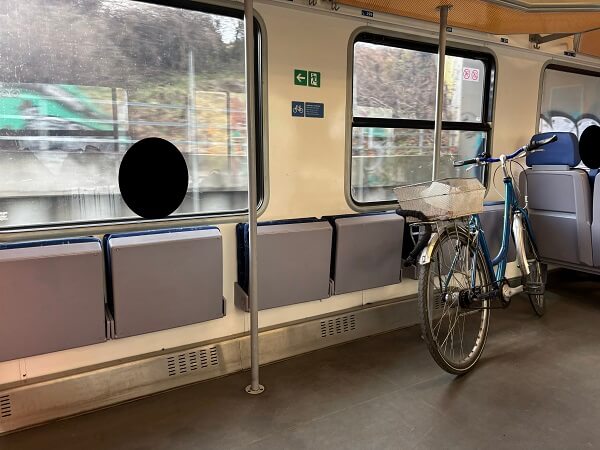 Nagykanizsa行きのGyorsvonat(ギョルシュヴォナト)急行列車の車両例