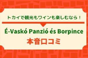 É-Vaskó Panzió és Borpince宿泊記｜トカイ旧市街で静かに過ごすコスパ重視のプチホテル