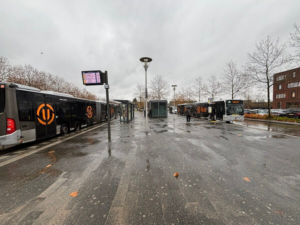 Vleuten駅のバス停