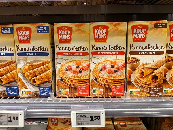 色々な種類があるパンネクーケン（Pannenkoeken）の粉