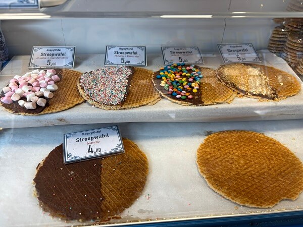Stroopwafel at food stand