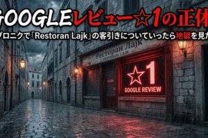 Googleレビュー☆1の正体。ドブロニクで「Restoran Lajk」の客引きについていったら地獄を見た話