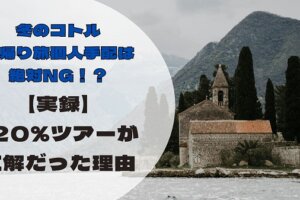 冬のドブロニク発コトル日帰りツアーの生存戦略とプランB解説アイキャッチ画像